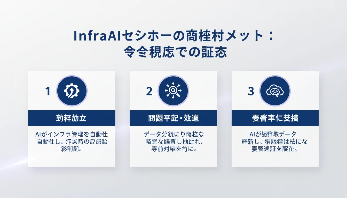AI 収入 infraAIのメリットを図解で解説