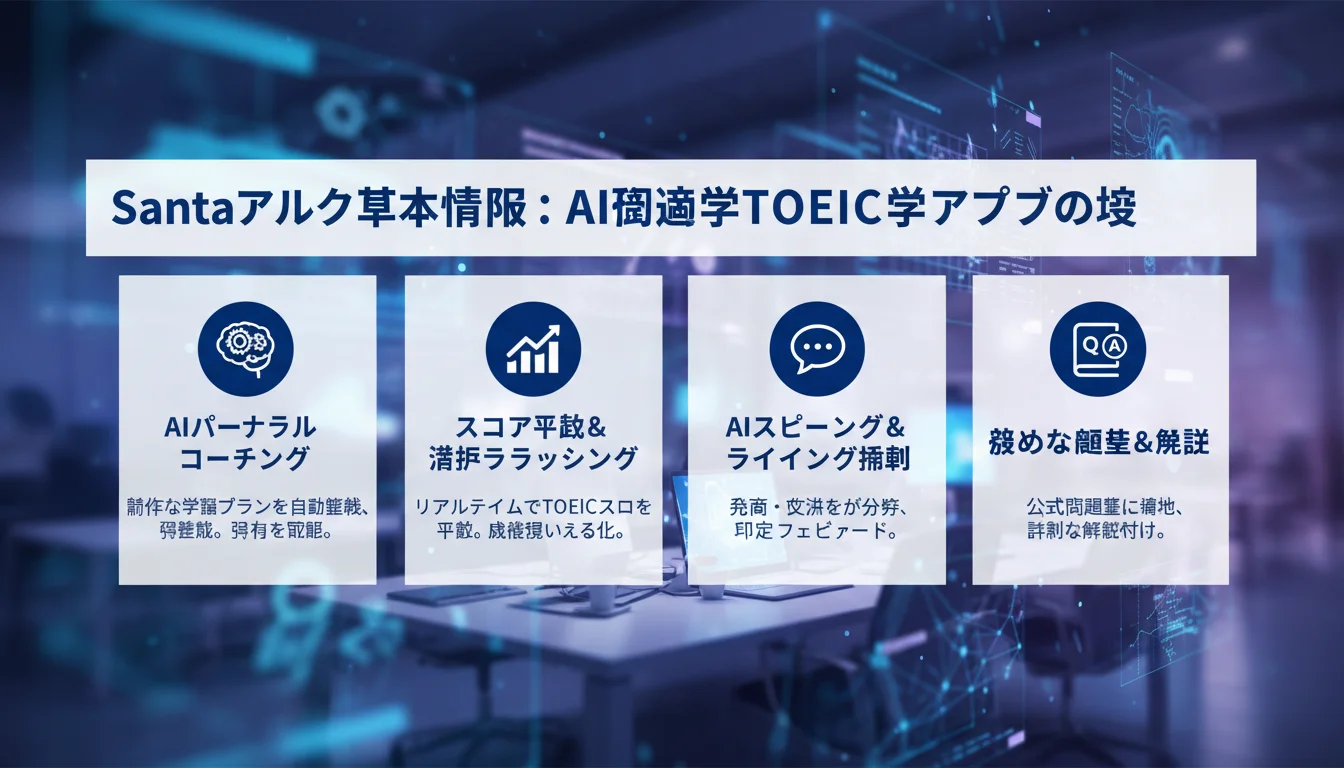 Santaアルク 評判, TOEICの特徴と基本情報