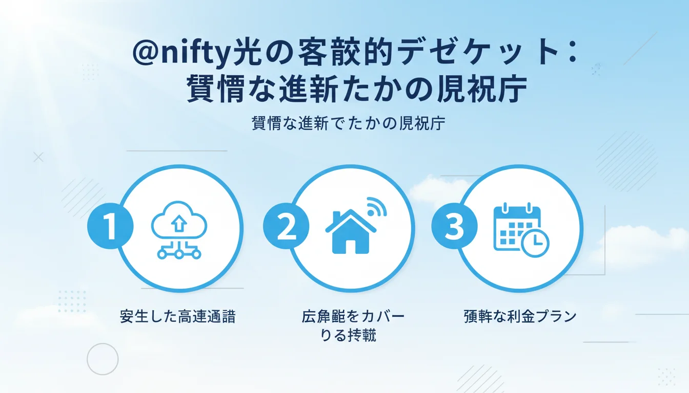 @nifty光 評判のメリットを図解で解説
