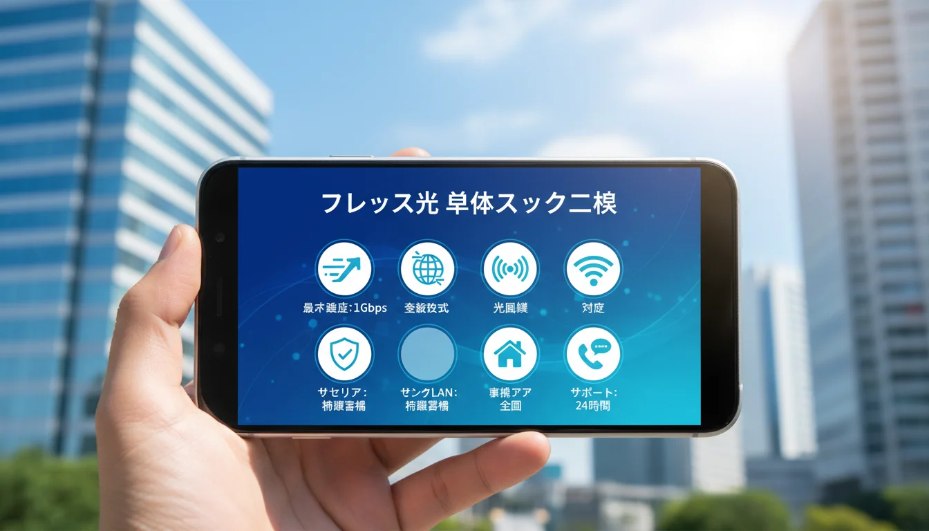 フレッツ光 評判の特徴と基本情報