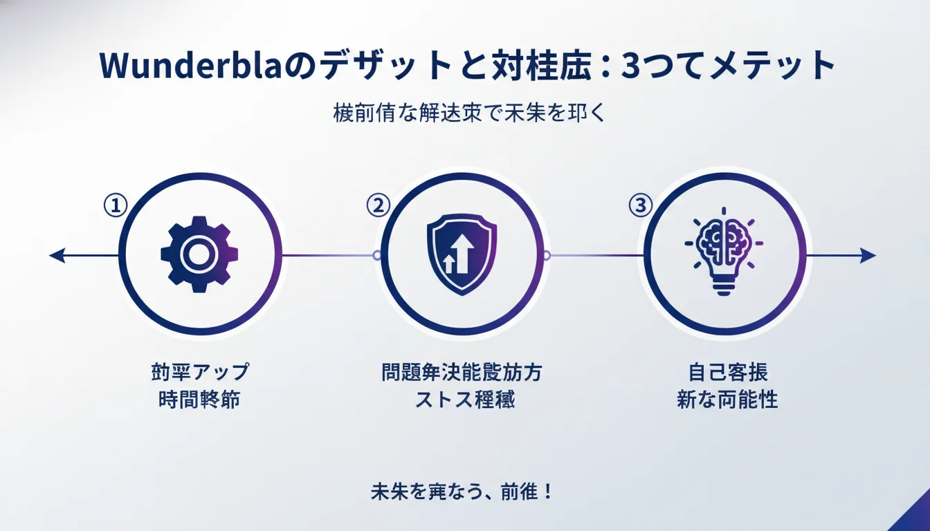 Wunderbla ドイツ語学習 AIのメリットを図解で解説